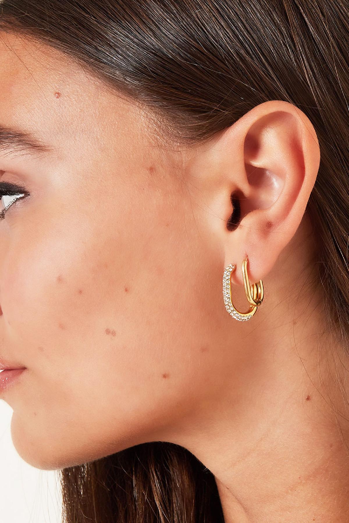 Oval hoops Stainless Steel