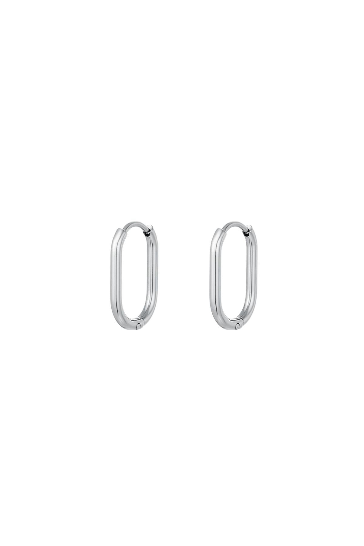Oval hoops Stainless Steel