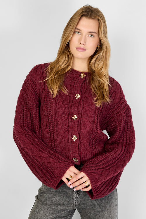 Cable Cardigan