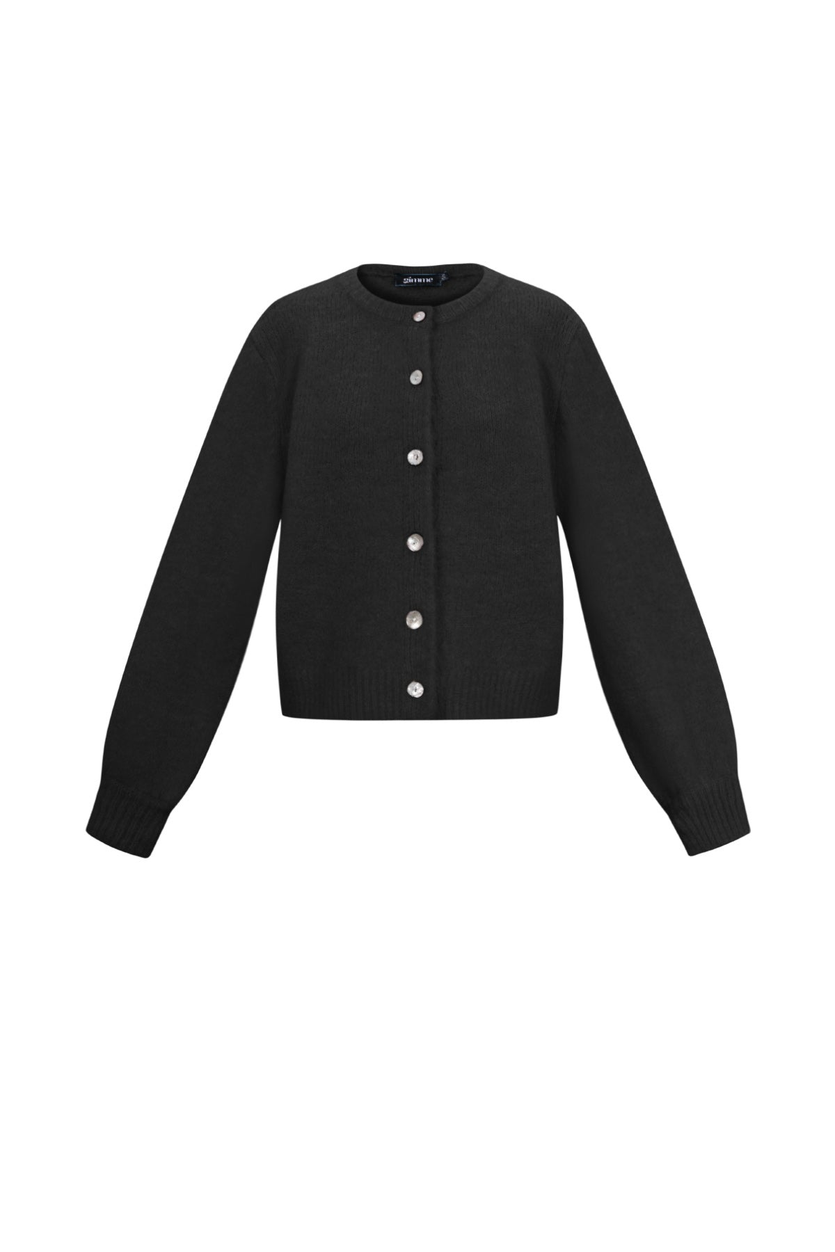 Knitted Polyester Fiber Women's Cardigan Casual Solid Color Fall/Winter