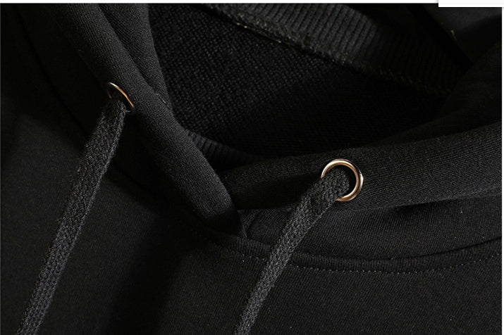 Printed Small  Hoodie Casual Loose Jacket