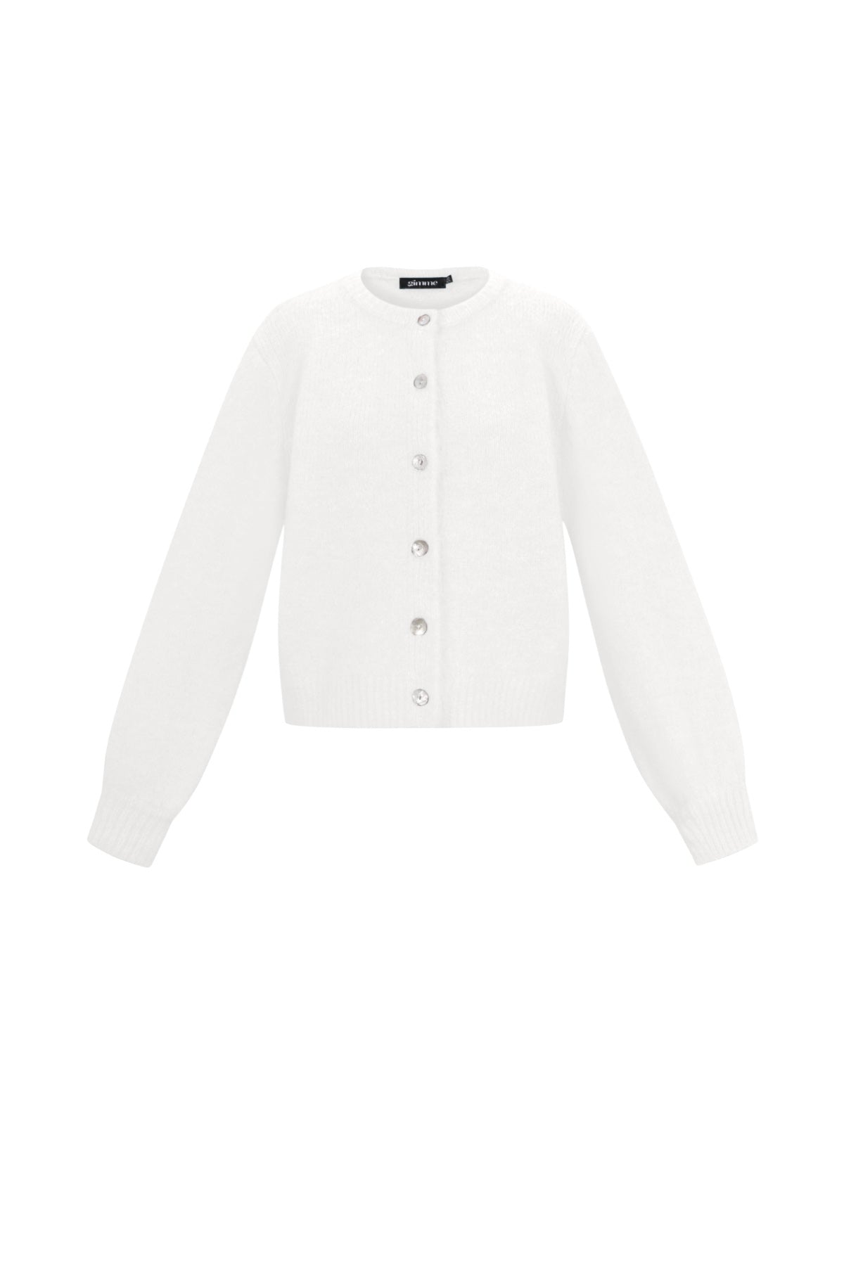 Knitted Polyester Fiber Women's Cardigan Casual Solid Color Fall/Winter