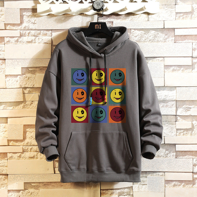 Printed Small  Hoodie Casual Loose Jacket