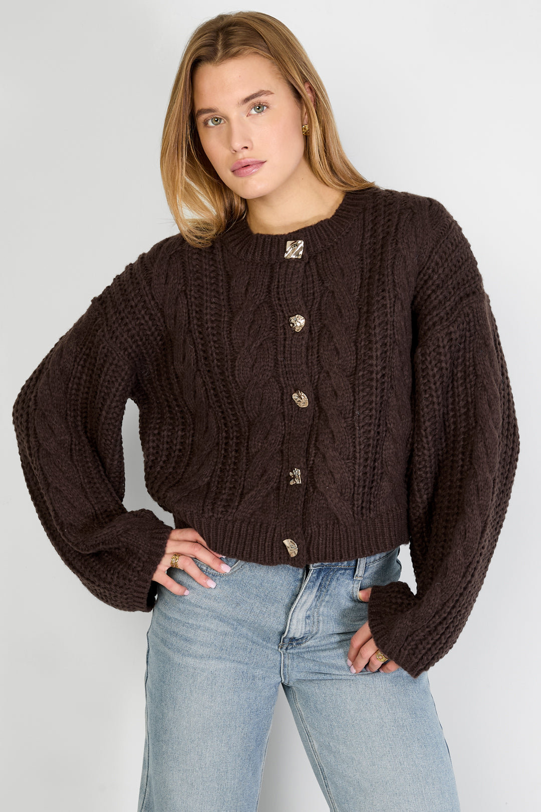 Cable Cardigan