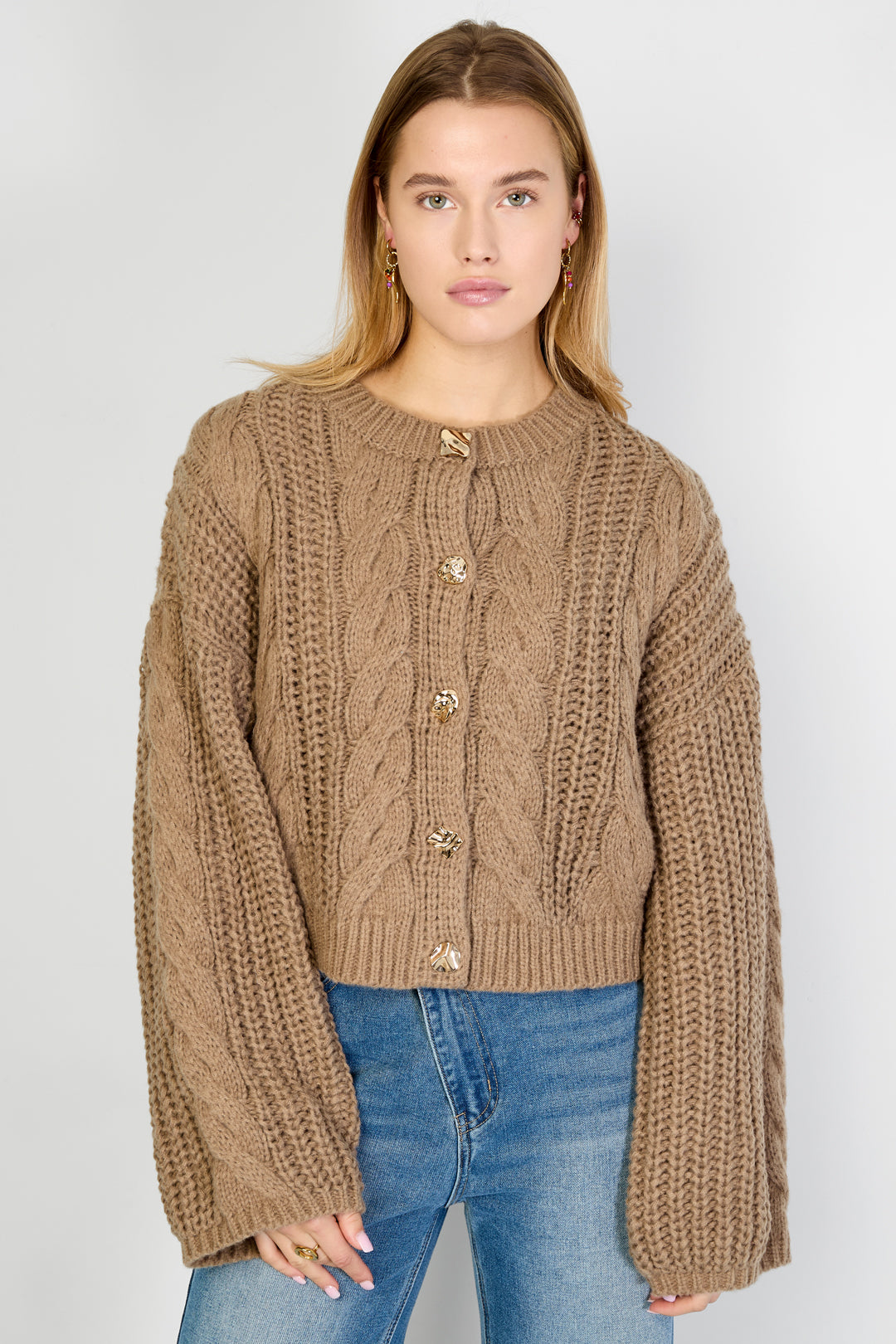 Cable Cardigan